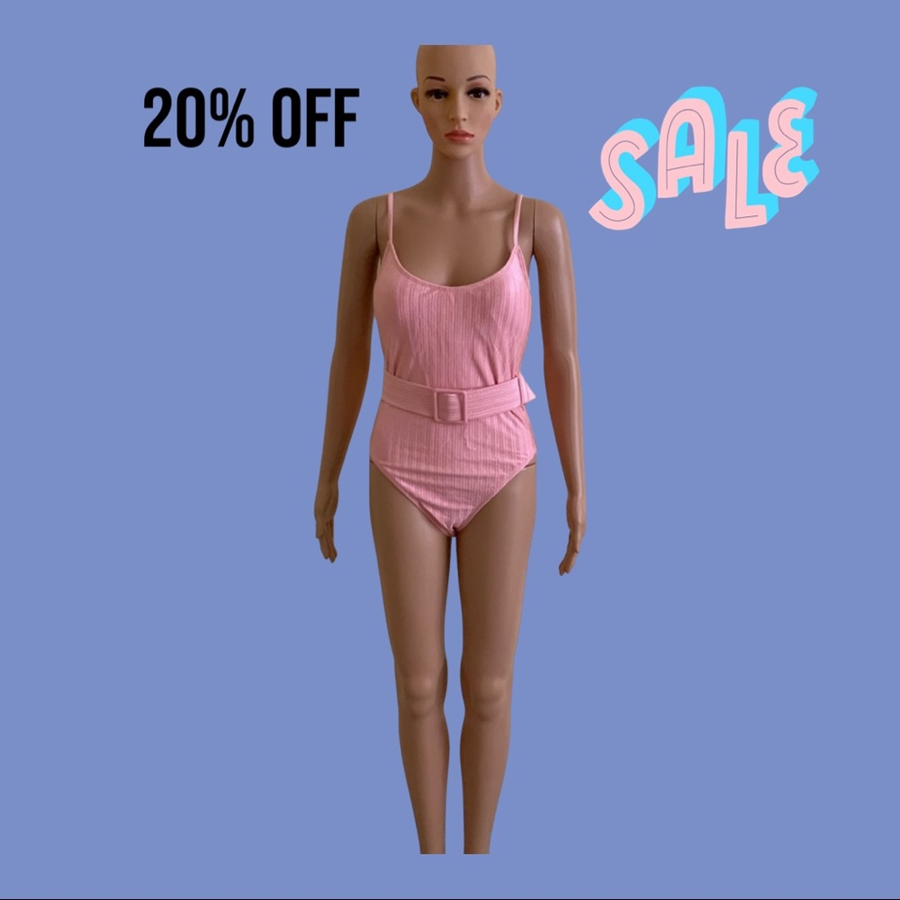 Luster Ribbed One-Piece Swimsuit